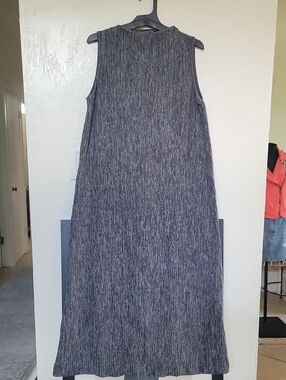 Zara Sleeveless Gray Maxi Dress